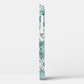 Coques Case-Mate iPhone Motif méditerranéen continu de tuiles marocaines (Verso / Gauche)