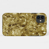 Coques Case-Mate iPhone motif métallique design - or (Dos (Horizontal))