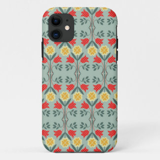 Coque Case-Mate Pour iPhone Motif mignon chic rustique floral de fairisle