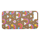 Coques Case-Mate iPhone motif mignon d'arcs-en-ciel (Dos (Horizontal))