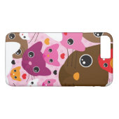 Coques Case-Mate iPhone motif mignon d'arrière - plan de chat de chaton (Dos (Horizontal))
