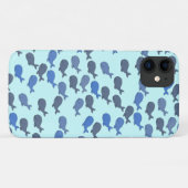 Coques Case-Mate iPhone Motif mignon de baleine (Dos (Horizontal))