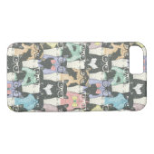Coques Case-Mate iPhone Motif mignon de chats de hippie (Dos (Horizontal))