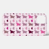 Coques Case-Mate iPhone Motif mignon de filles de chaton (Verso (horizontal))