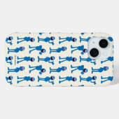 Coques Case-Mate iPhone Motif mignon de Grover (Verso (horizontal))