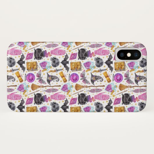 Coques Case-Mate iPhone Motif mignon de Halloween d'amusement (Dos (Horizontal))
