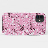 Coques Case-Mate iPhone motif mignon de rose d'oiseaux et de fleurs (Dos (Horizontal))