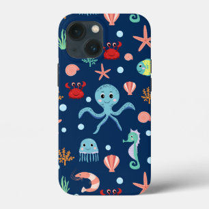 Case-Mate iPhone Case Motif mignon de vie marine de l'océan