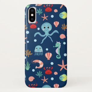 Case-Mate iPhone Case Motif mignon de vie marine de l'océan