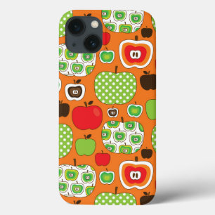 iPhone 13 Case Motif mignon d'illustration de pomme
