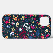 Coques Case-Mate iPhone motif mignon d'oiseaux et de fleurs (Verso (horizontal))