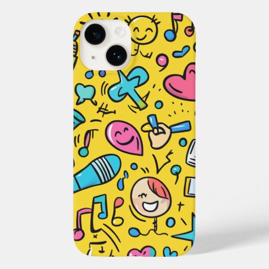 Coques Case-Mate iPhone motif mignon pour les jeunes (Verso)