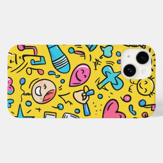 Coques Case-Mate iPhone motif mignon pour les jeunes (Verso (horizontal))