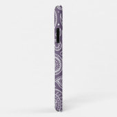Coques Case-Mate iPhone Motif mignon violet Paisley (Dos/Droite)
