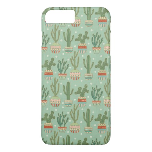 Coques Case-Mate iPhone Motif mis en pot de cactus d'étape | de Geo de (Dos)
