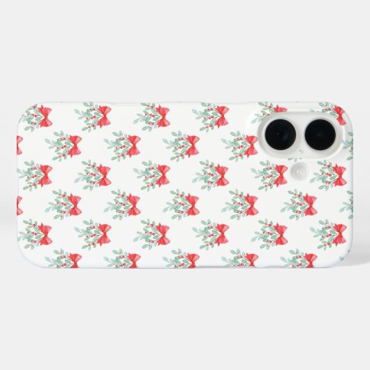 Coques Case-Mate iPhone Motif Mistletoe (Verso (horizontal))