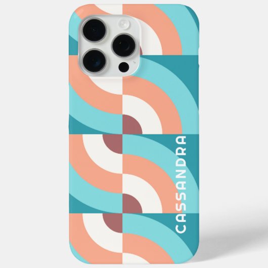 Coques Case-Mate iPhone Motif Mod Mauve Mauve Taupe Retro (Verso)