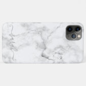 Coques Case-Mate iPhone Motif modèle Marbre blanc (Dos (Horizontal))