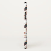 Coques Case-Mate iPhone Motif moderne avec les oiseaux tropicaux (Dos/Droite)