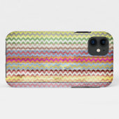 Coques Case-Mate iPhone Motif moderne Chevron en bois #3 (Dos (Horizontal))