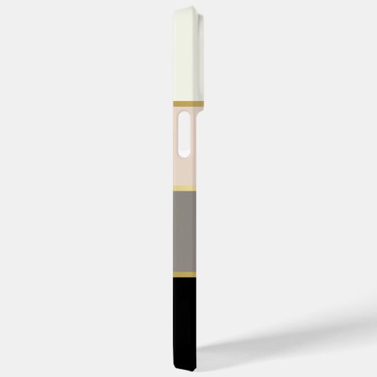 Coques Case-Mate iPhone Motif moderne chic avec nom (Verso / Droite)