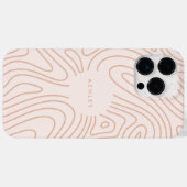 Coques Case-Mate iPhone Motif moderne chic en bois (Verso (horizontal))