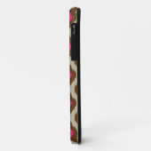 Coques Case-Mate iPhone motif moderne de ikat (Dos/Gauche)