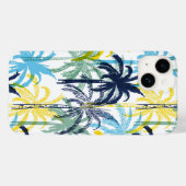 Coques Case-Mate iPhone Motif moderne de palmier tropical (Verso (horizontal))