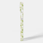 Coques Case-Mate iPhone motif moderne élégant abstrait blanc-olive (Verso / Gauche)