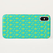 Coques Case-Mate iPhone motif moderne et coloré (Dos (Horizontal))