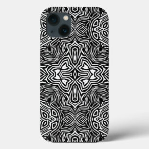 Case-Mate iPhone Case Motif moderne géométrique abstrait noir et blanc