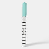 Coques Case-Mate iPhone Motif moderne Mint Green Black White (Verso / Droite)