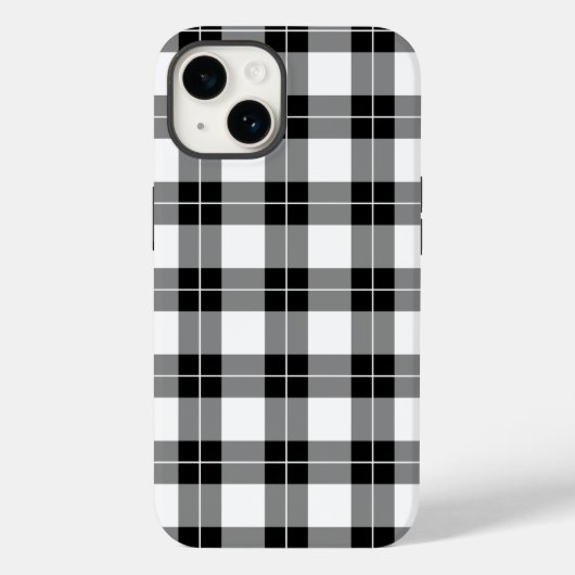 Coques Case-Mate iPhone Motif moderne noir blanc (Verso)