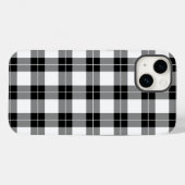 Coques Case-Mate iPhone Motif moderne noir blanc (Verso (horizontal))