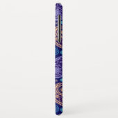 Coques Case-Mate iPhone Motif moderne Paisley Nom personnalisé (Dos/Gauche)