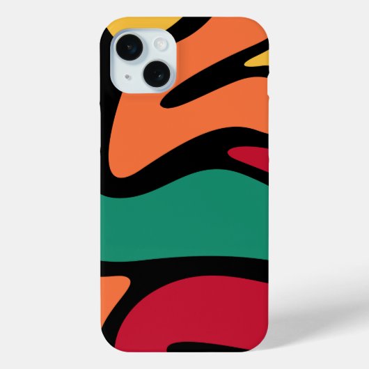 Coques Case-Mate iPhone Motif moderne rétro (Verso)