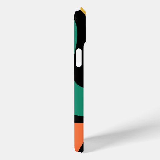 Coques Case-Mate iPhone Motif moderne rétro (Verso / Droite)