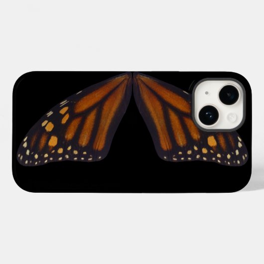 Coques Case-Mate iPhone Motif Monarch Butterfly Wings (Verso (horizontal))