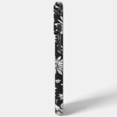 Coques Case-Mate iPhone Motif monochrome floral personnalisé (Verso / Gauche)