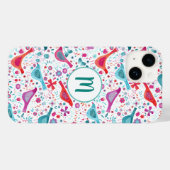 Coques Case-Mate iPhone Motif Monogram Bird (Verso (horizontal))