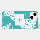 Coques Case-Mate iPhone Motif Monogramme (Verso (horizontal))
