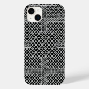 Coque Pour iPhone 14 Plus Motif mosaïque 01.BW.b
