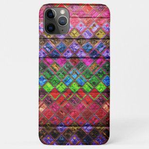 Case-Mate iPhone Case Motif mosaïque coloré aspect bois