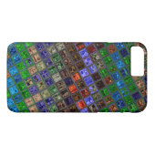 Coques Case-Mate iPhone Motif mosaïque en verre tendu #5 (Dos (Horizontal))