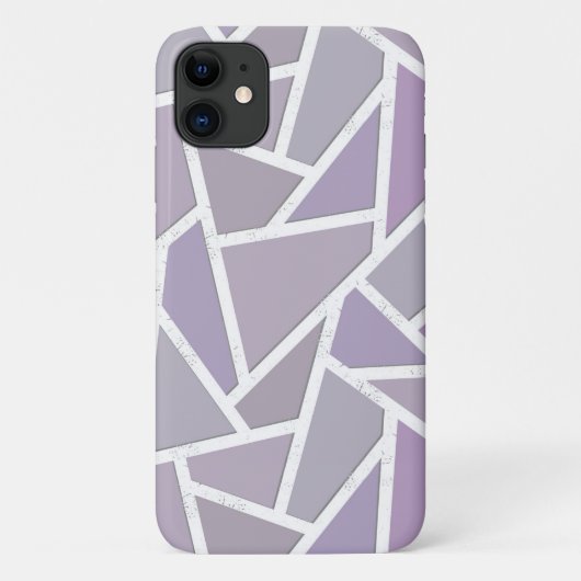 Coques Case-Mate iPhone Motif mosaïque lavande (Dos)
