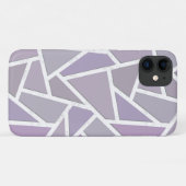 Coques Case-Mate iPhone Motif mosaïque lavande (Dos (Horizontal))