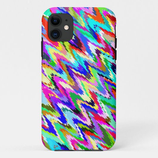 Coques Case-Mate iPhone Motif mosaïque multicolore Abstrait #8 (Dos)