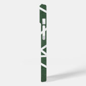 Coques Case-Mate iPhone Motif mosaïque vert et blanc (Verso / Gauche)