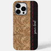 Coques Case-Mate iPhone Motif motif look cuir (Verso)