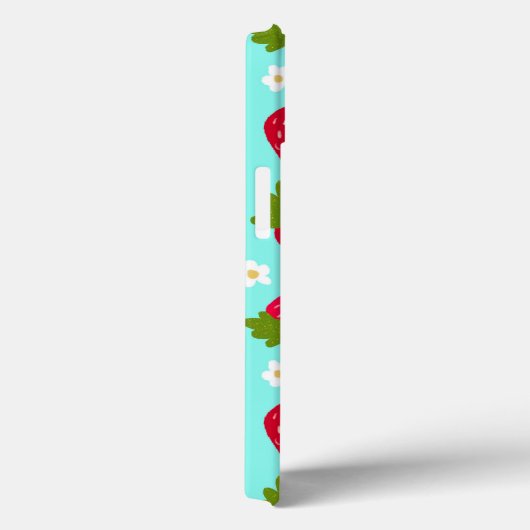 Coques Case-Mate iPhone Motif mou aux fraises (Verso / Droite)